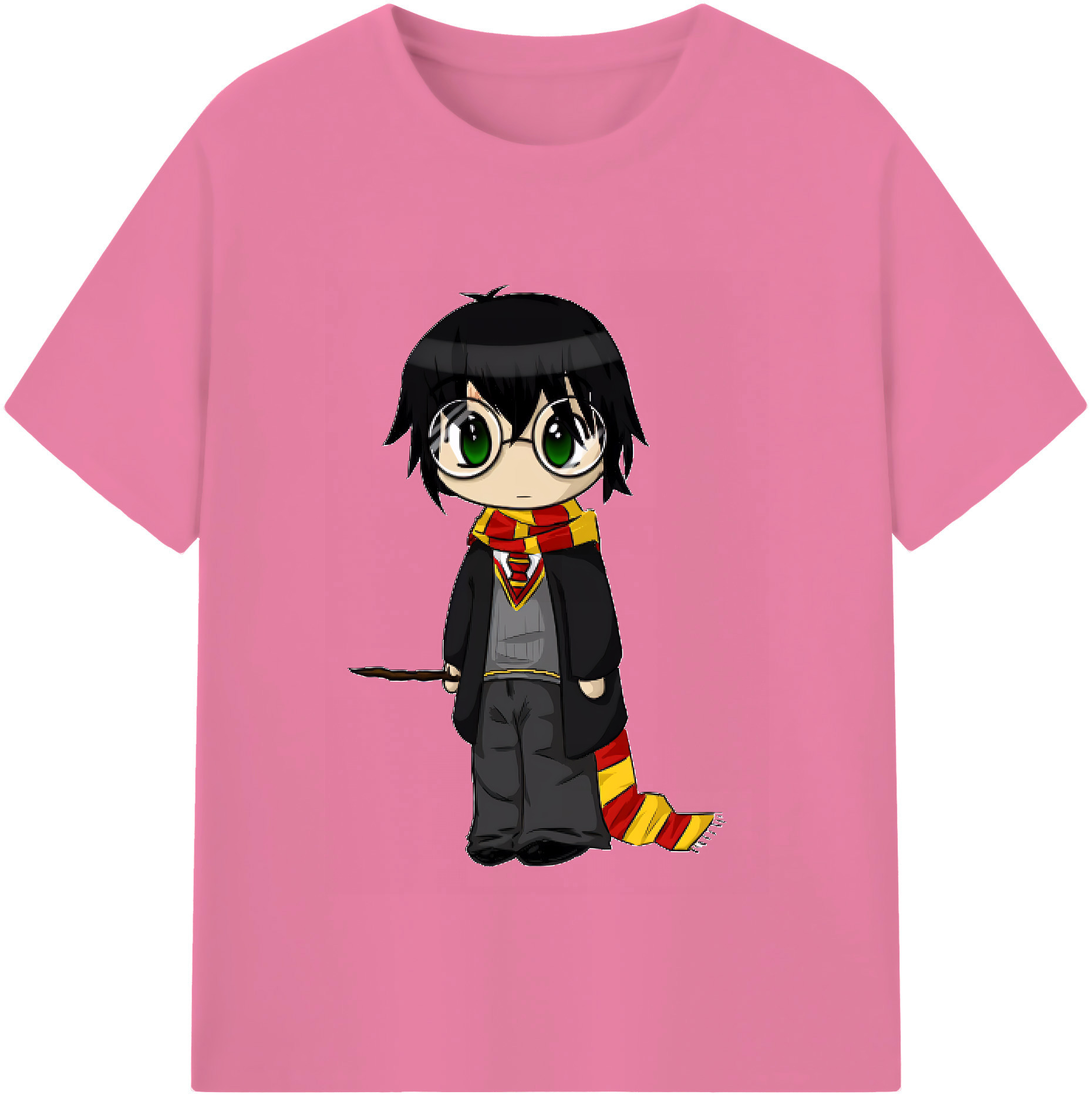 （画像用） Harry Potter ハリー・ポッターシリーズ 綿100％半袖Tシャツ（フロントプリント）